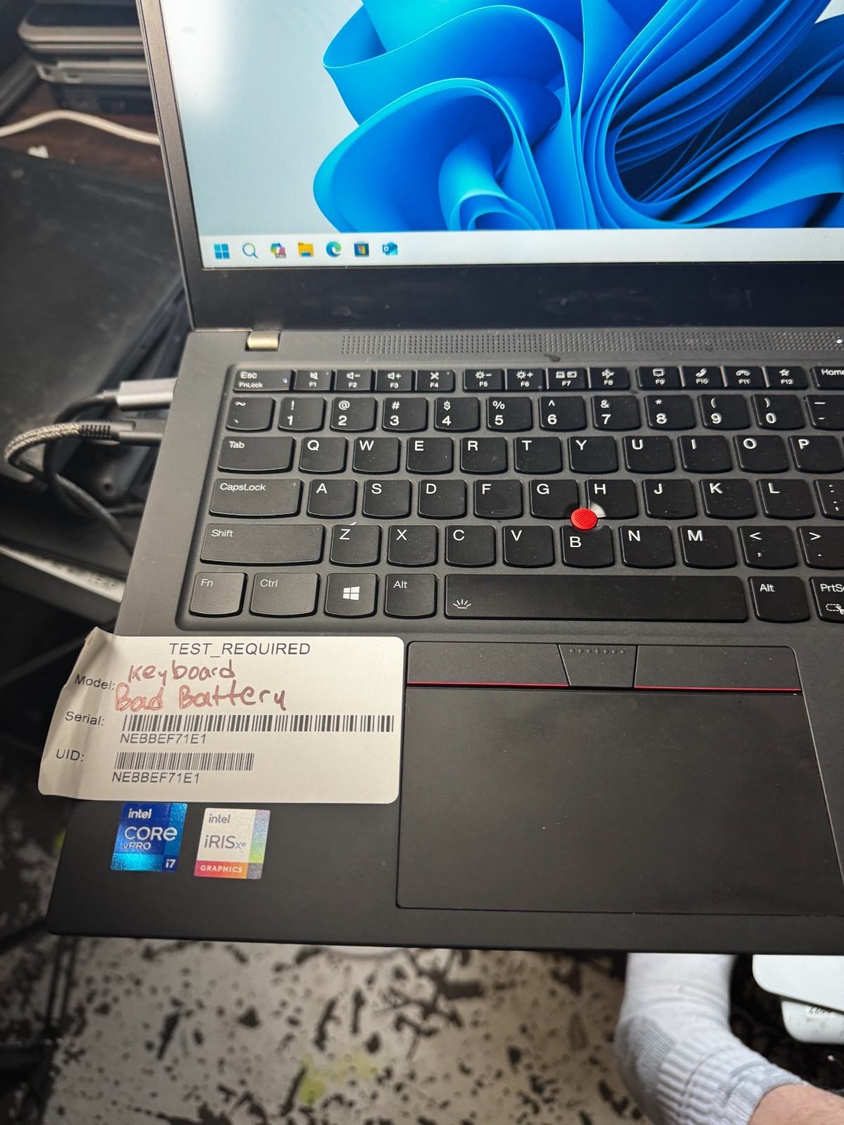 Lenovo ThinkPad T14s Gen 2 Core i7-1185G7, 16GB RAM, 256GB SSD *READ #6181