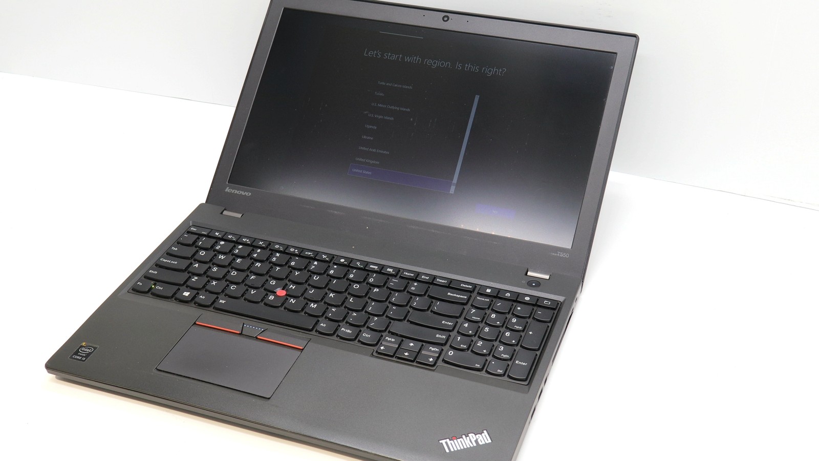 Lenovo ThinkPad T550 15″ i5-5200u 16GB 512GB – Fair READ DESC