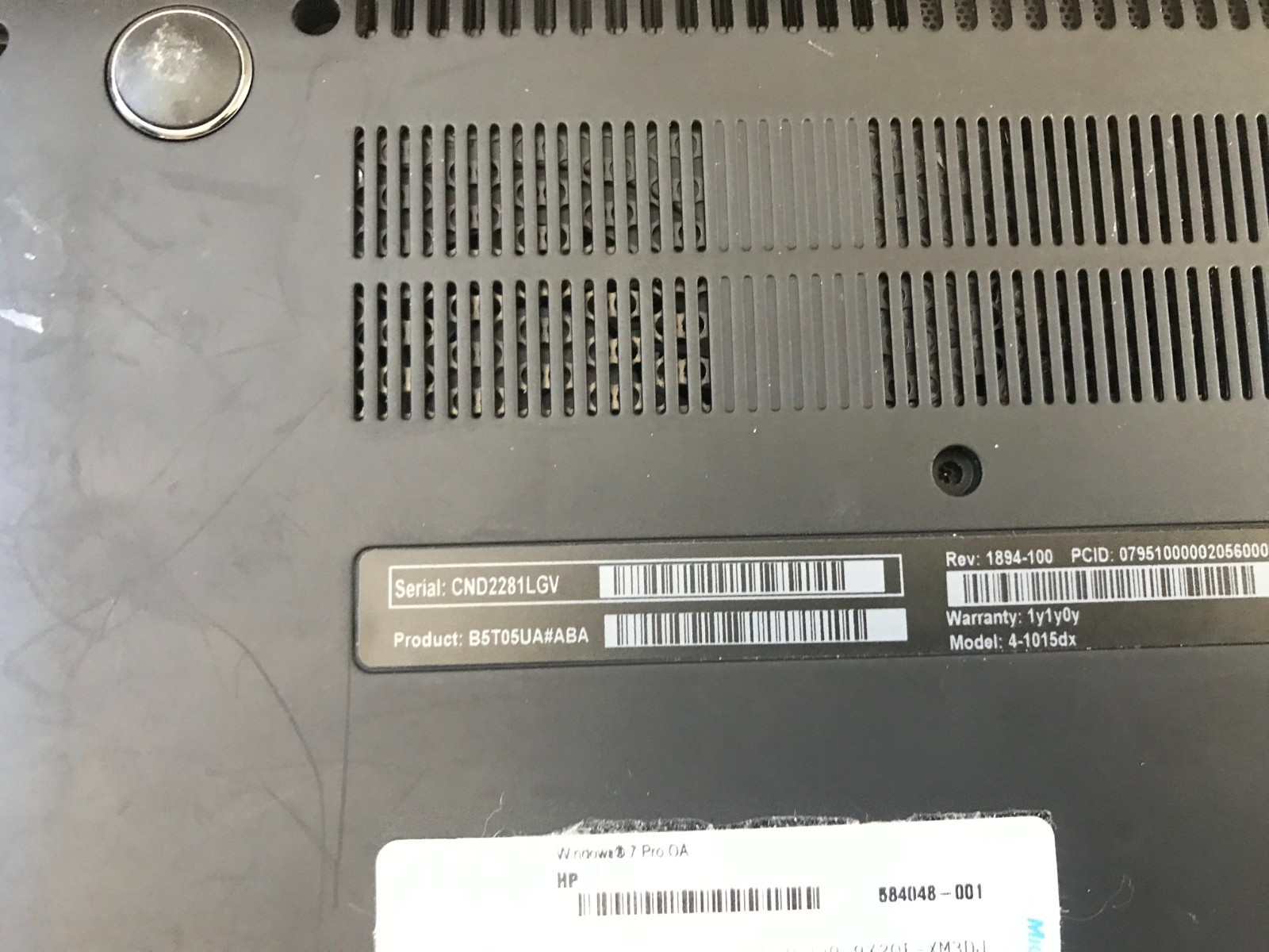 HP ENVY 4-1015dx 14″ Intel Core i3-2377M 1.50Ghz 4GB RAM 500GB HDD Win 10 Pro