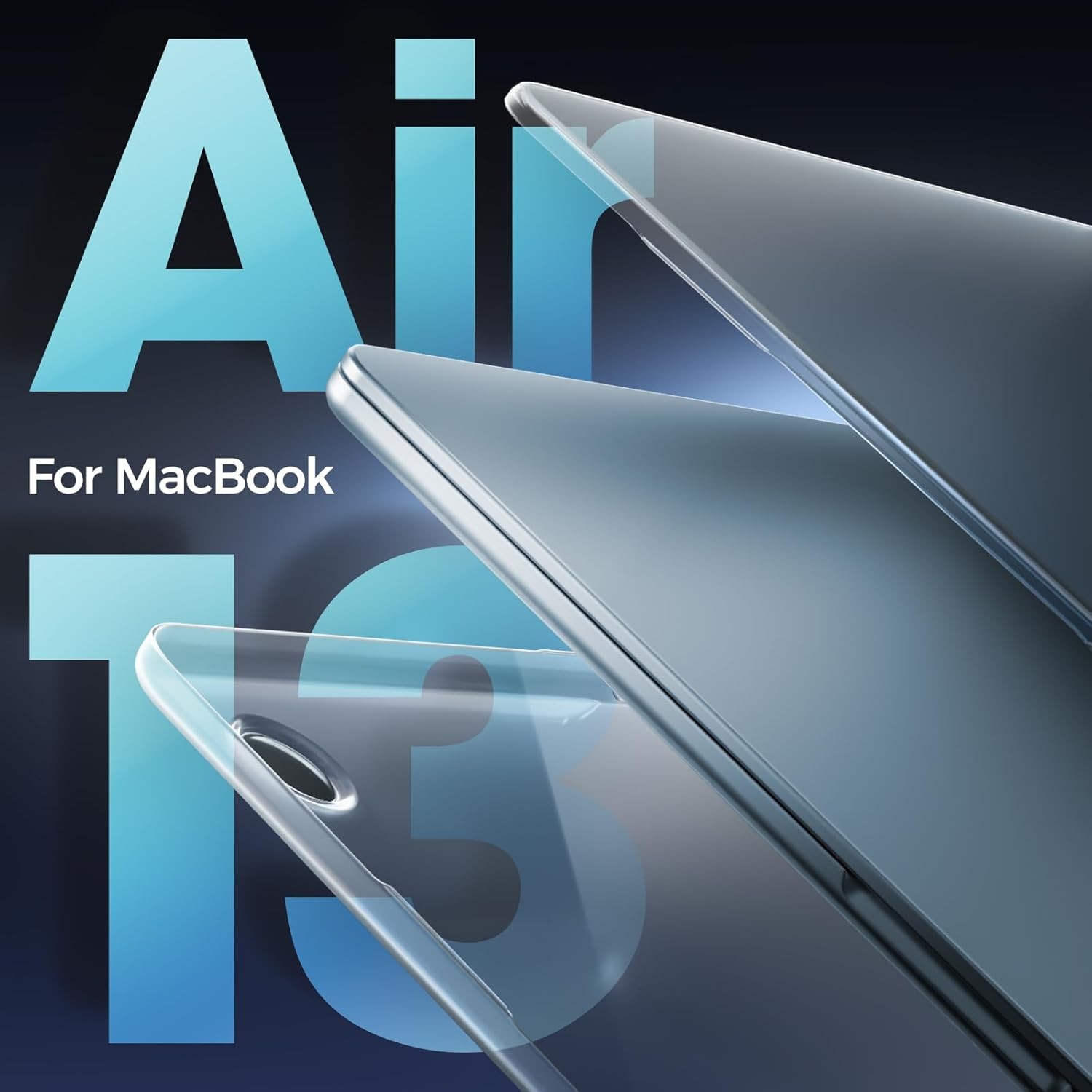 Hard Shell Case for MacBook Air 13 inch 2026 2025 2024 2023 2022 – SkyBlue