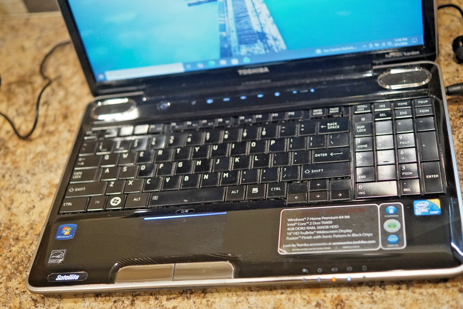 Active 22H2 WIN10 PRO Toshiba A505-S6980 T6600@2.20GHz,4GB RAM,500GB HDD