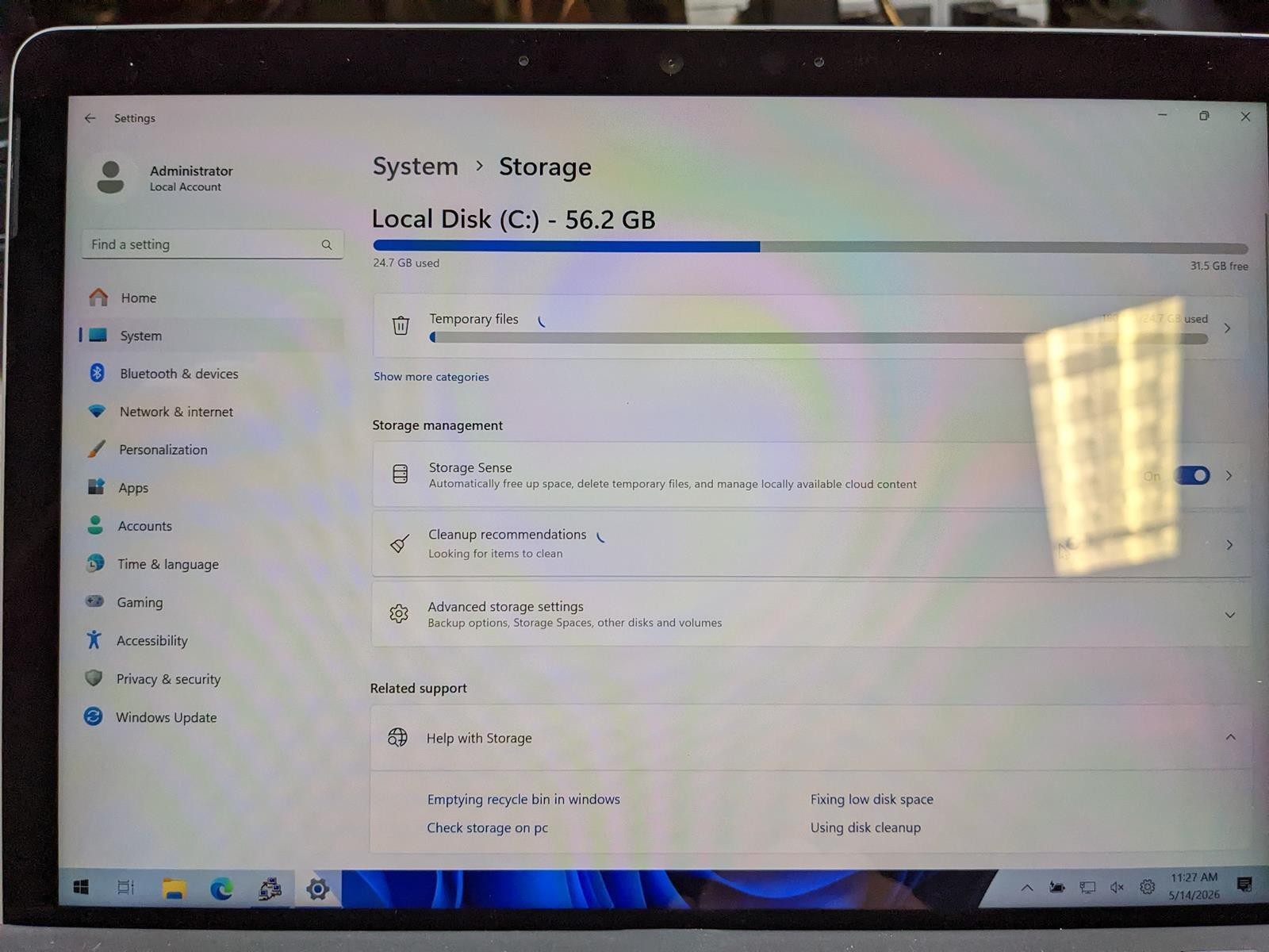 MICROSOFT SURFACE GO 2 1926 M3-8100Y @ 1.1GHz, 4GB RAM, 64GB SSD