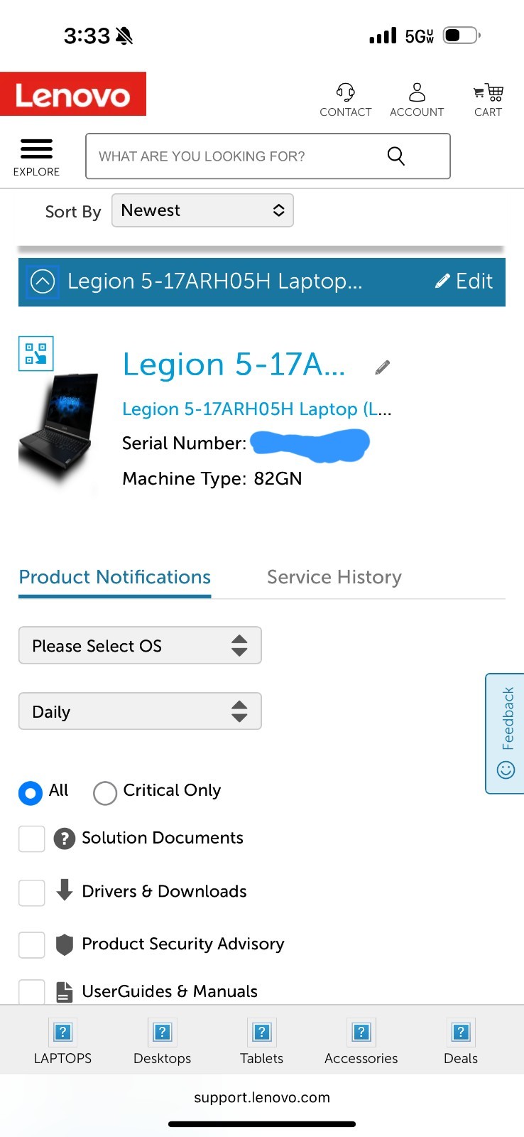 Lenovo Legion 5 17ARH05H 82GN Laptop – 16GB DDR4 GeForce 2060 6 GB, Ryzen 5 4600