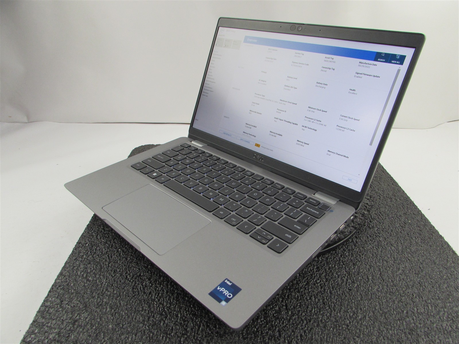 DELL LATITUDE 5330 FHD TOUCHSCREEN I5-1245U 10 CORE 512GB SSD 16GB RAM NO O.S