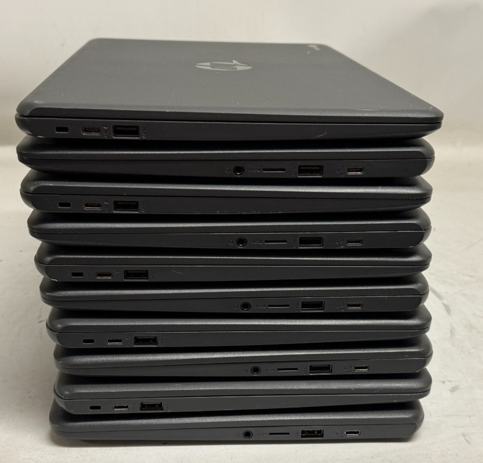 HP Chromebook 14 G5 14″ (N3450 – 8GB RAM – 64GB Storage) – Lot of 10