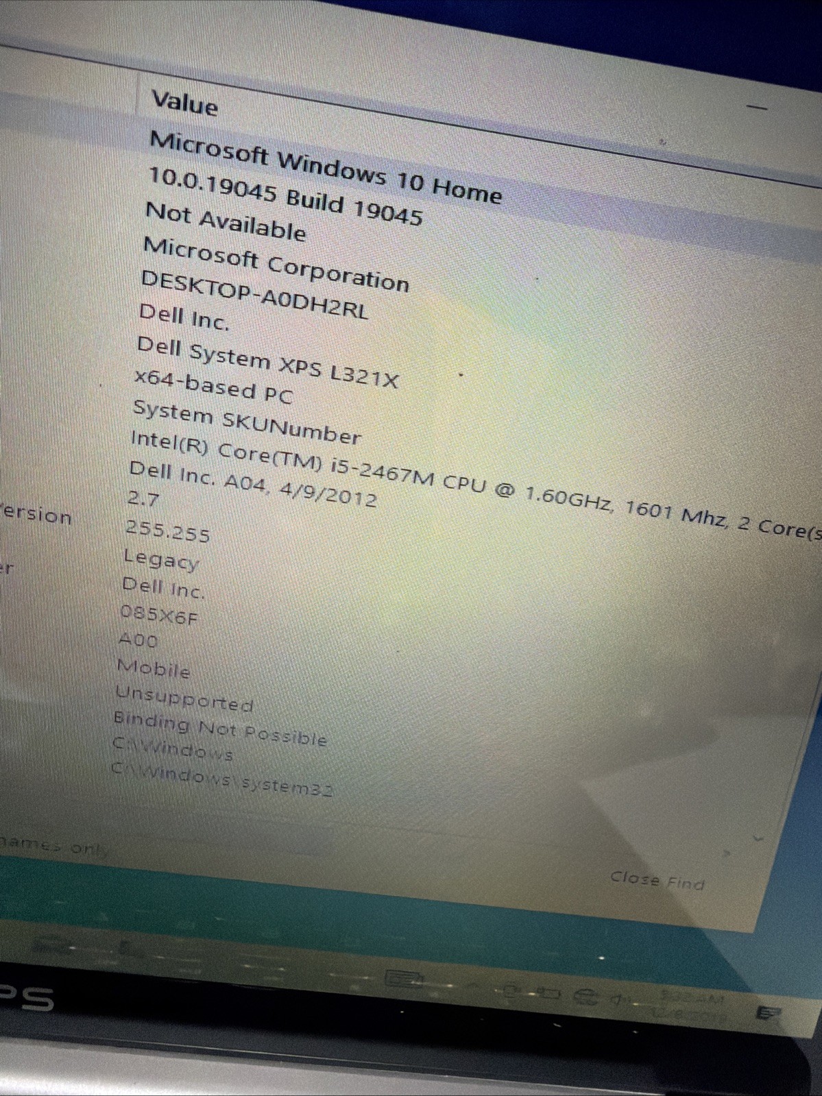 Dell XPS L321X 13″ Laptop i5-2467m 4gb Ram 128gb SSD Windows 10 Home