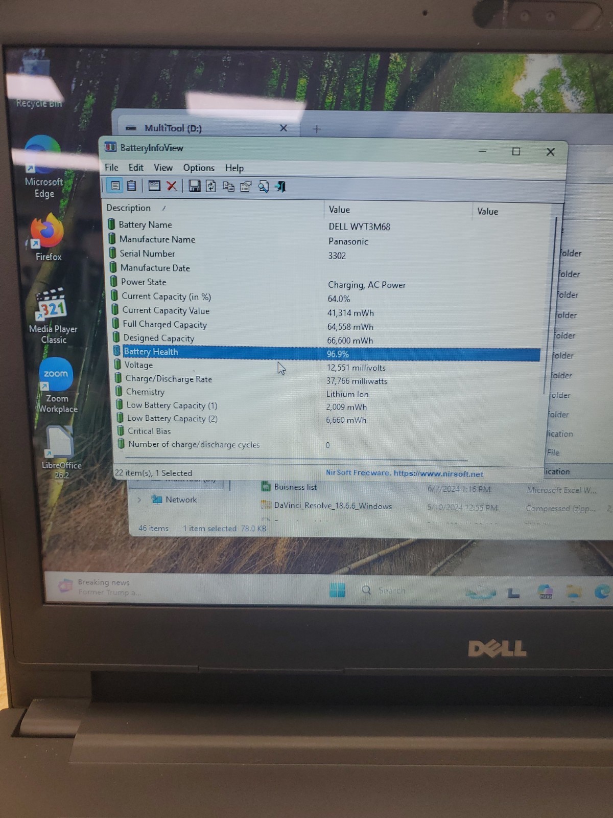 DELL LATITUDE 3470 14″ CORE I7-6500U 8GB RAM 120GB SSD WINDOWS 11P 060426-3