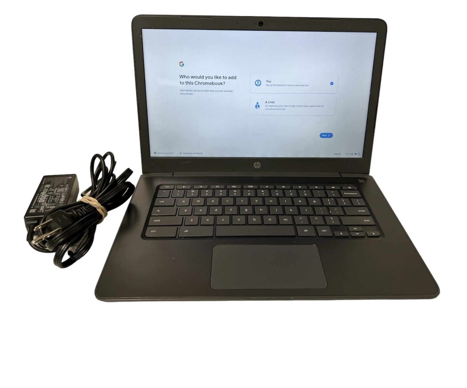 HP 14-db0025nr Chromebook 14″ 4GB RAM 32GB 1.50GHz