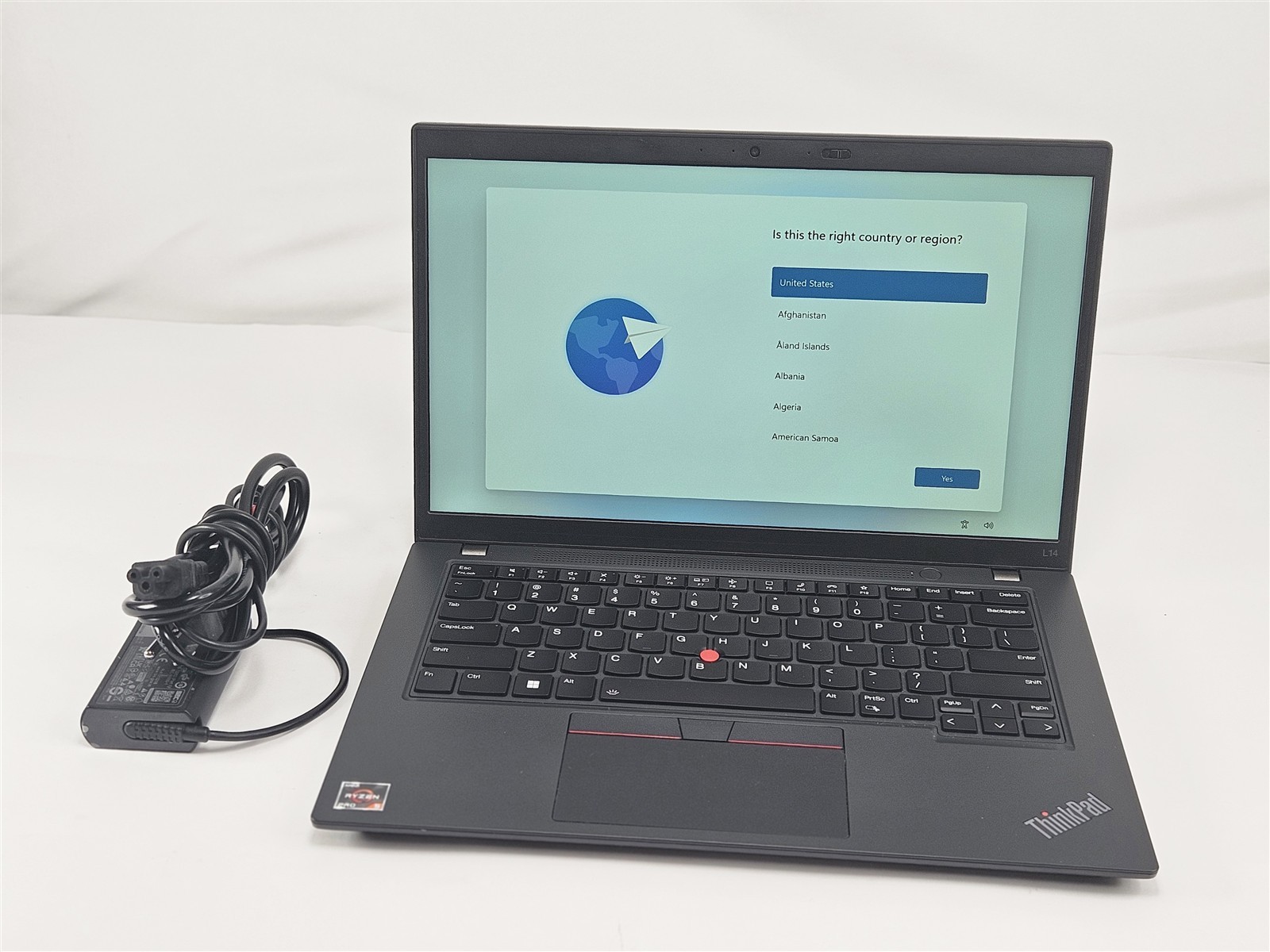 Lenovo ThinkPad L14 Gen 4 14″ Ryzen 5 PRO 7530U 2.0GHz 16GB RAM 256GB SSD Win11