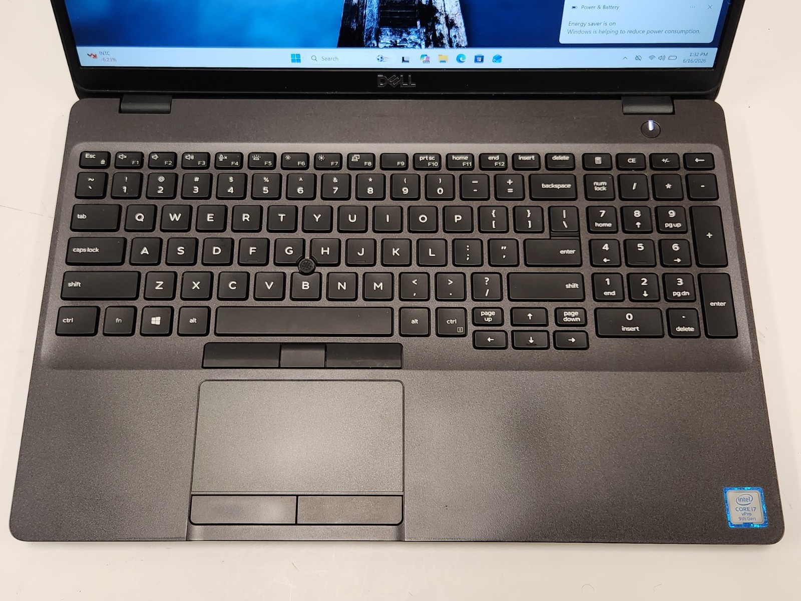 DELL Latitude 5501 15″ Laptop i7-9850H 2.6 GHz 16GB RAM 256GB SSD W11P + AC