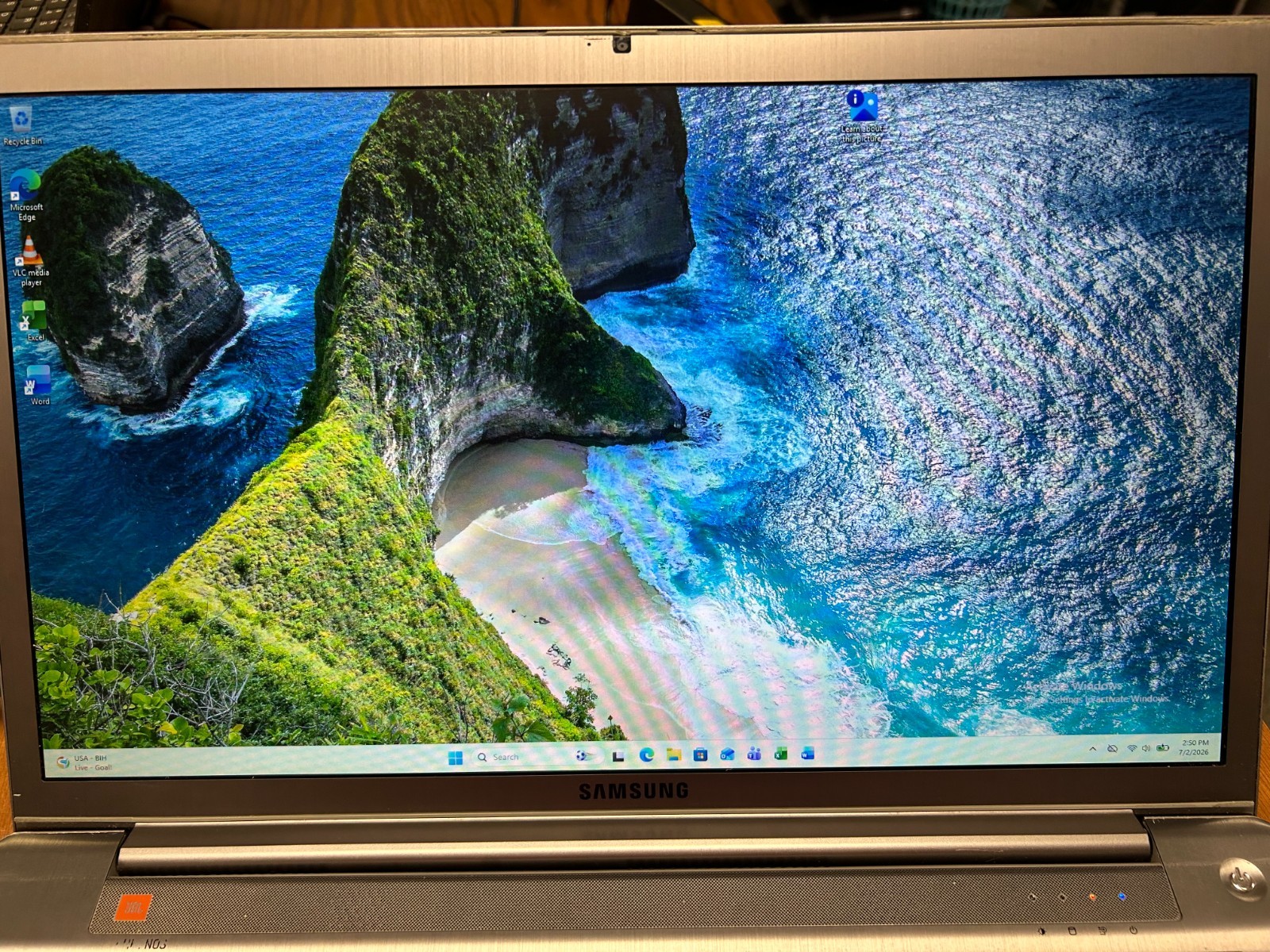 Samsung 700Z 17.3″ i7 Laptop 8GB 128GB SSD Win 11 Pro Office 2021 2GB GRAPHICS