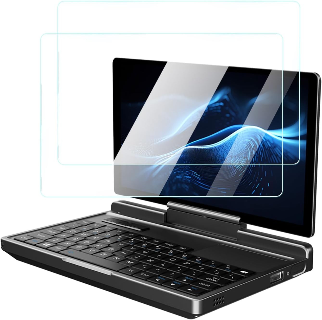 Screen Protector for GPD MicroPC 2 Portable Handheld Laptop, Anti-Scratch 2 Pack