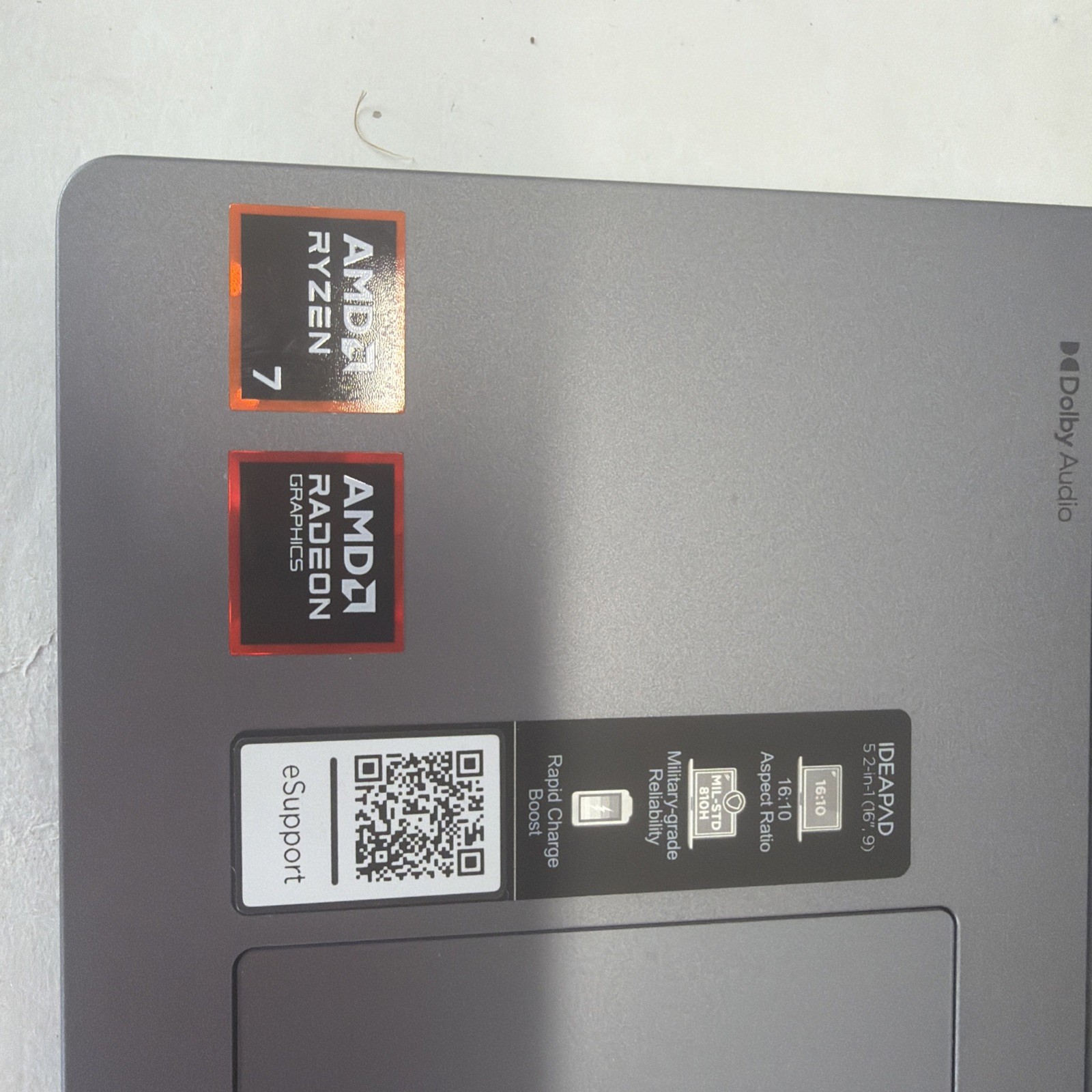 Lenovo IdeaPad 5 16″ Touchscreen 2-in-1 Laptop, Ryzen 7, 16GB, 1TB SSD, 83DS0056
