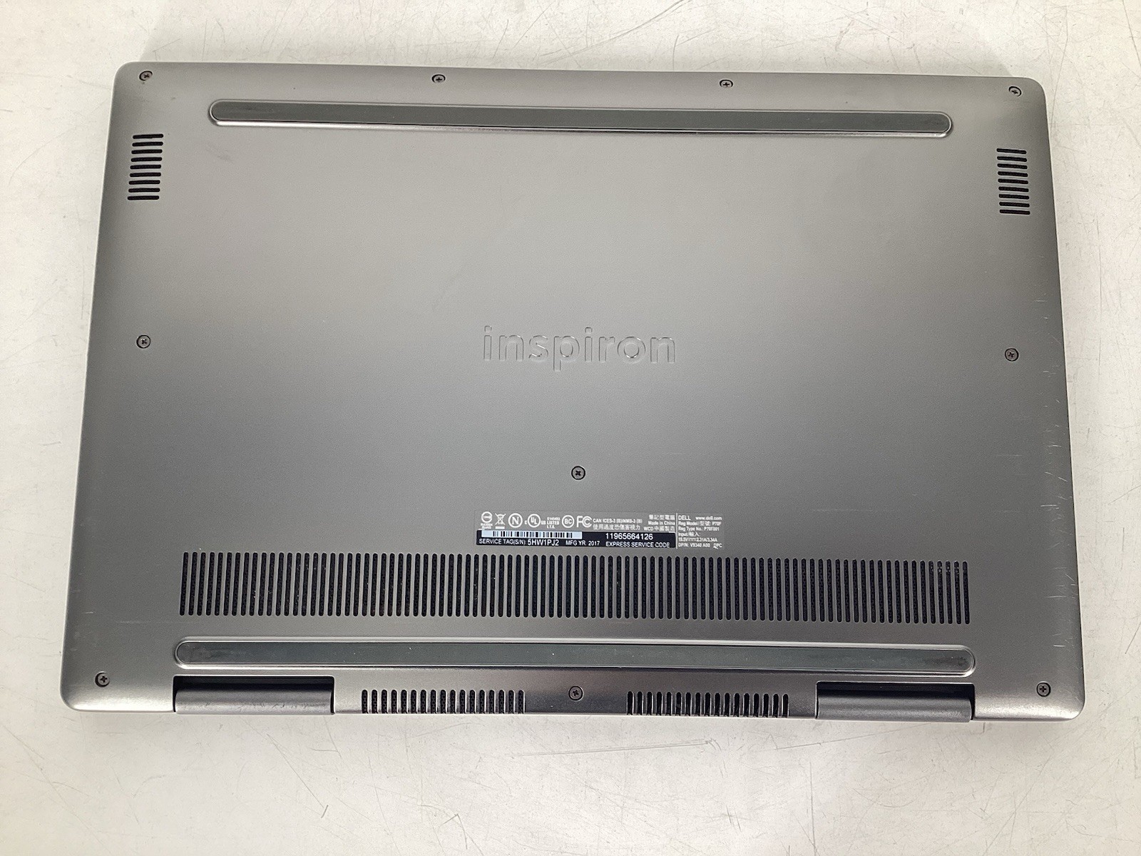 Lot of 5 Dell Inspiron Laptops 3505 7573 7586 7370 7378 8GB No SSD/OS/AC