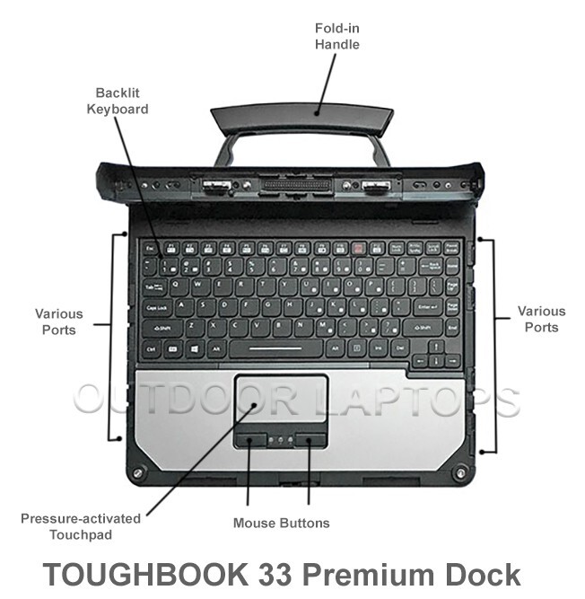Configure Your TOUGHBOOK CF-33 • Core i5 • 16GB • SSD • Dual-CAM • 4G/LTE • GPS