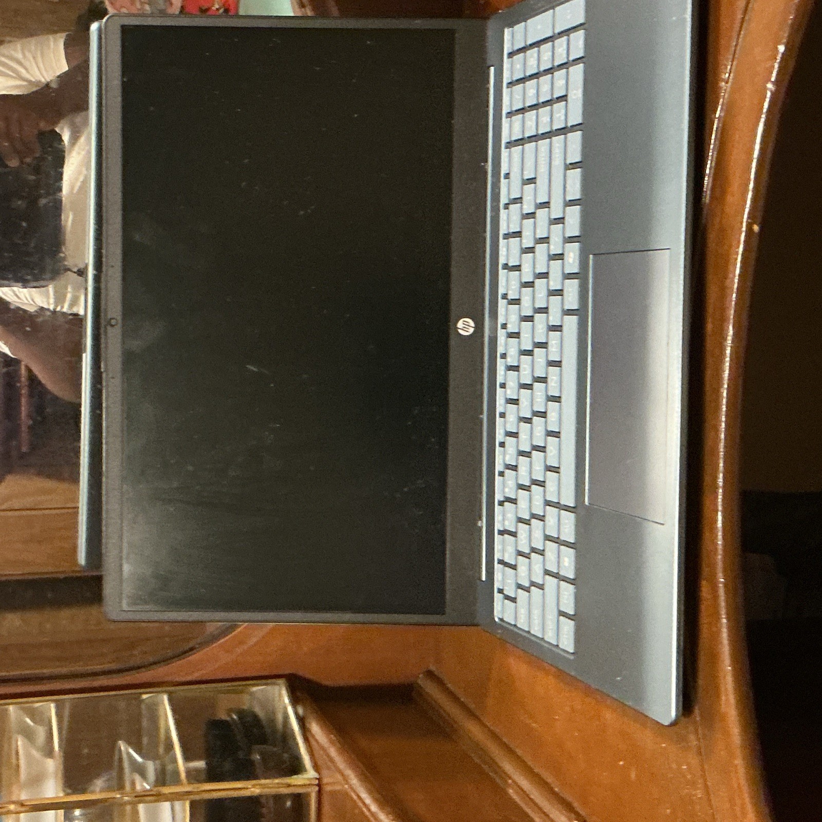 HP 15.6in Blue Notebook Laptop w/ Built-In Webcam, USB-C HDMI USB