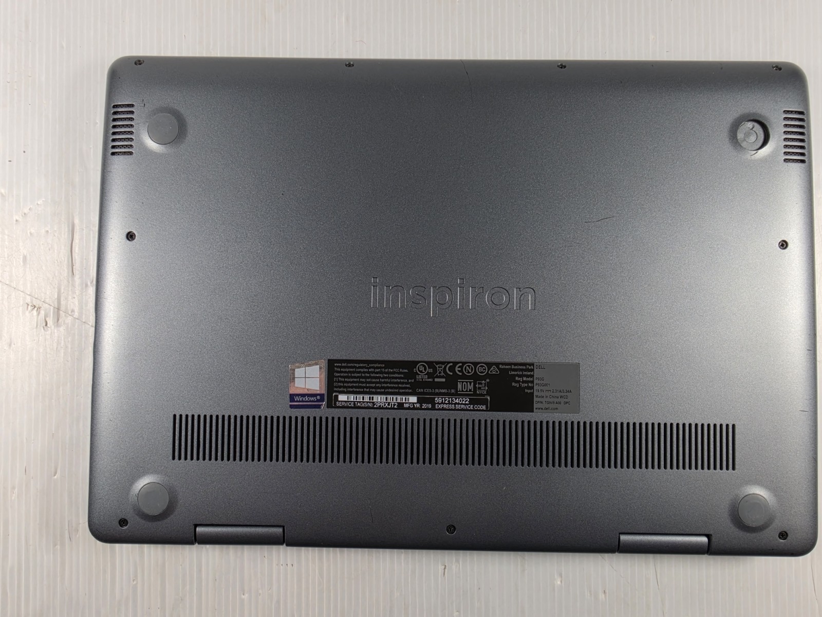 DELL Inspiron 5482 2-in-1 14″ Touchscreen I3-8145U 128GB SSD 8GB RAM Windows 11