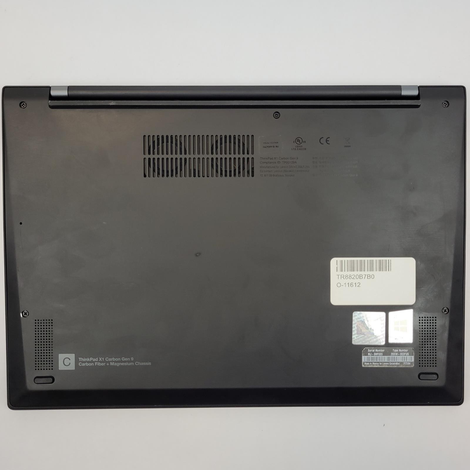 LENOVO ThinkPad X1 Carbon G9 Win 11 i5-1135G7 16GB RAM 512GB NVME | Grade C