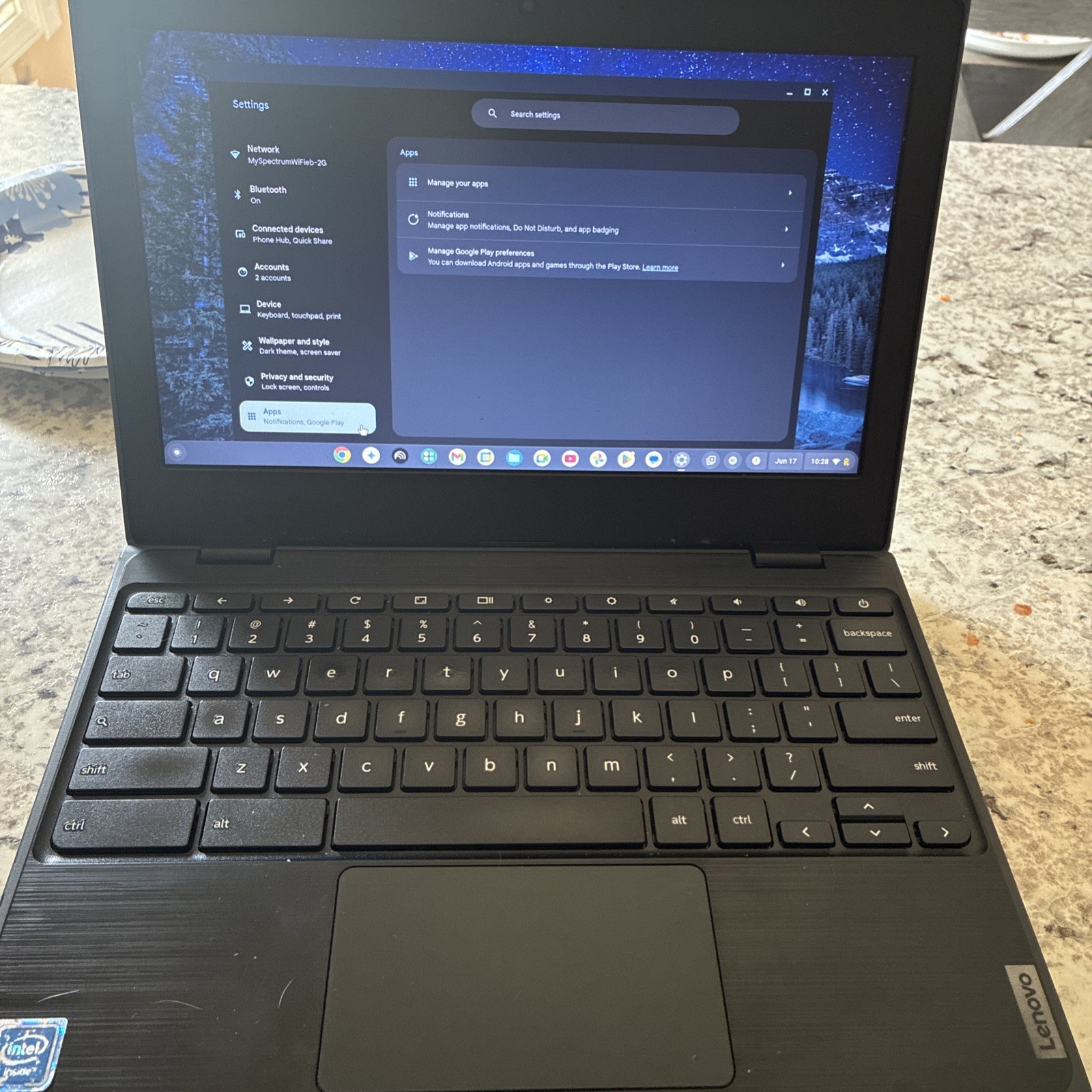 Lenovo 100e 2nd Gen Chromebook 11.6″ 4GB 32GB MTK Tested No Charger