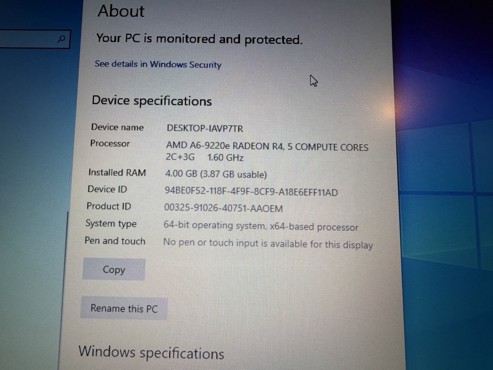 Dell Inspiron 11 3180 P24T003 Laptop AMD A6 4GB For Parts w Charger