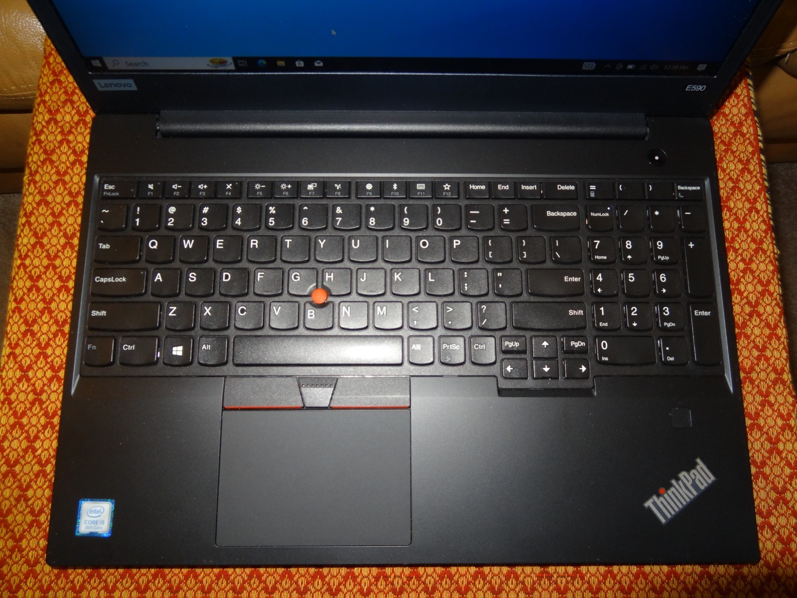 Lenovo ThinkPad E590 Laptop +NEW Battery -15.6″Screen -Windows 10 -256GB SSD -8G