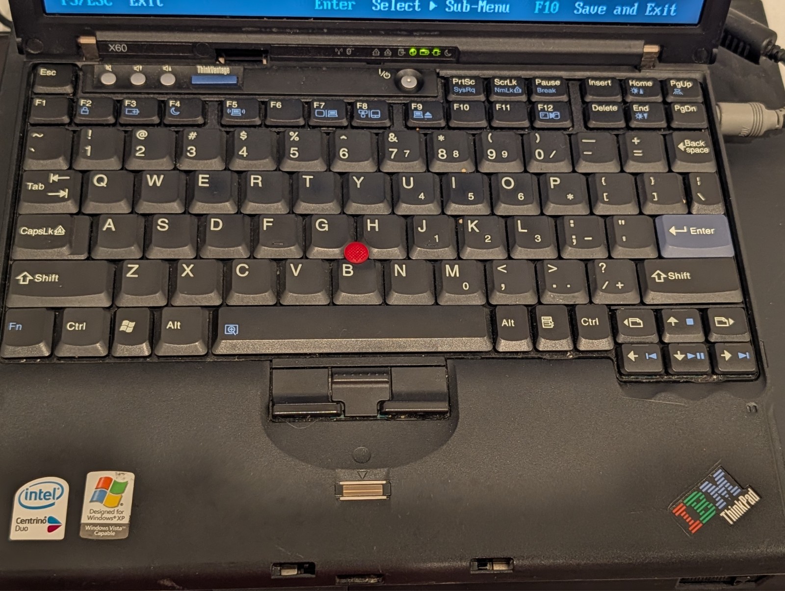IBM ThinkPad X60 with Ultrabase Win XP Laptop Core Duo T2400 2GB RAM 40GB HDD