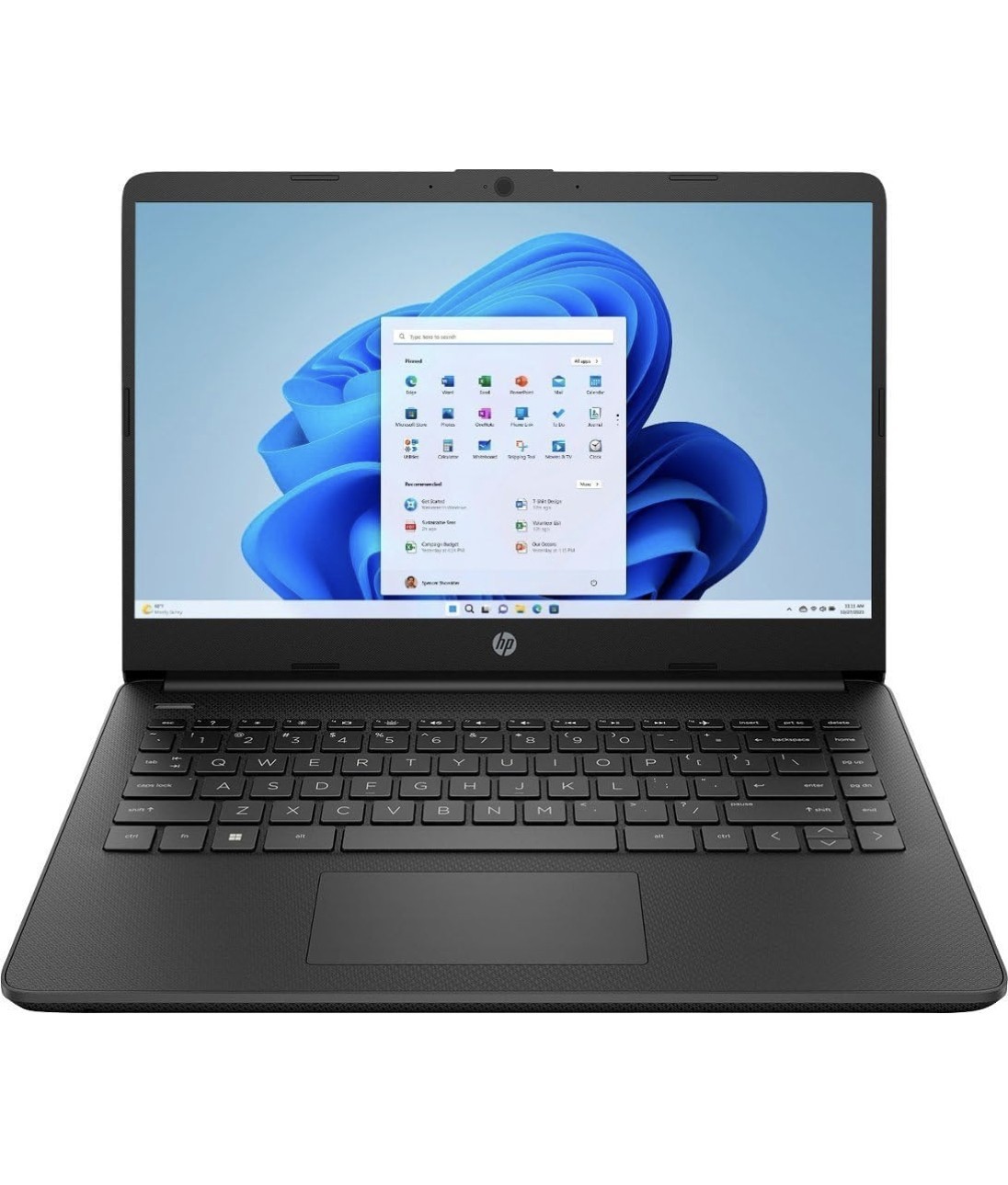HP 14-dq0761dx 14″HD LED Intel Celeron N4120 4GB SODIMM DDR4 SDRAM 128GB EMMC