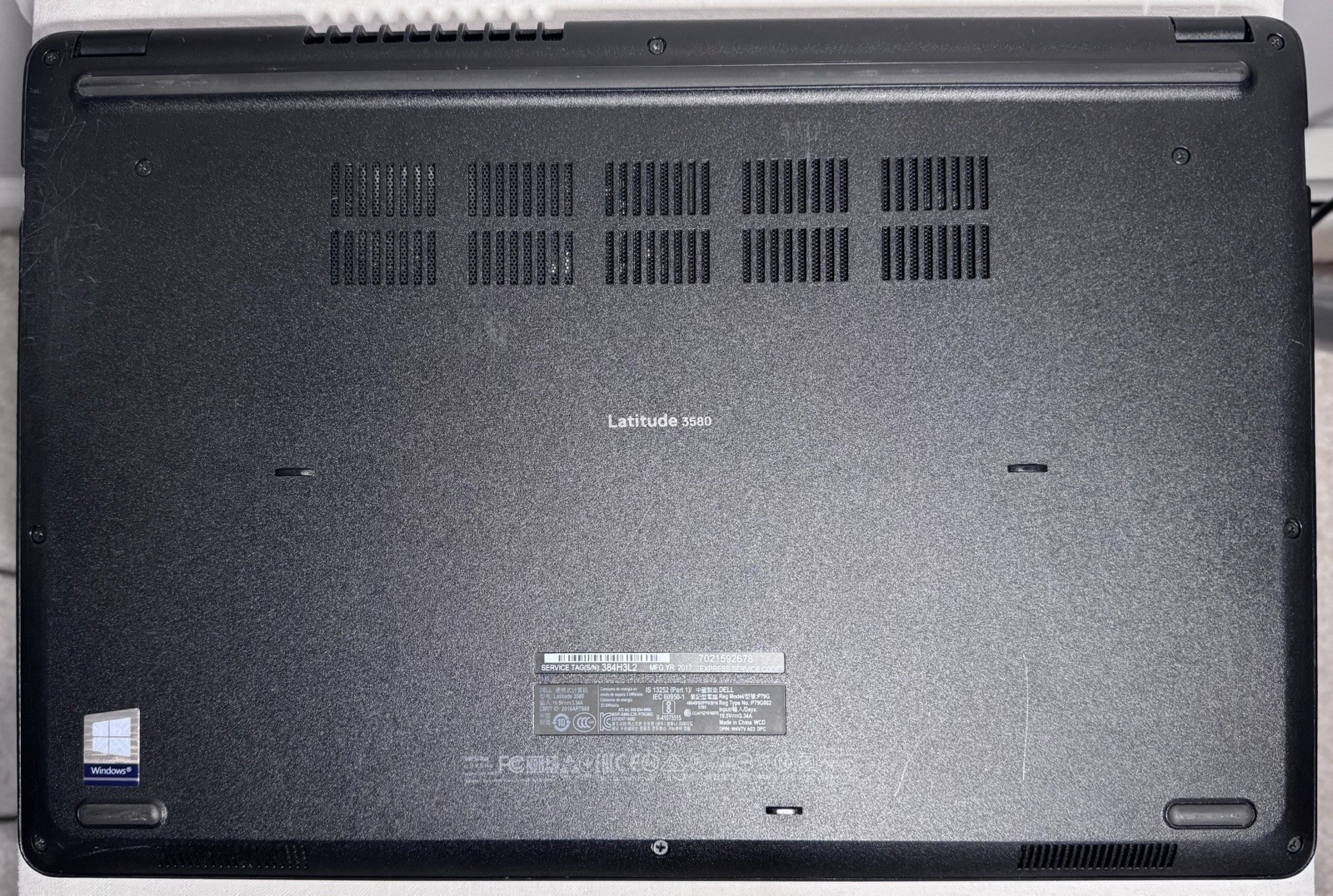 DELL Latitude 3580 i5 15.6″ 16GB RAM 1TB HDD WIN11P READ