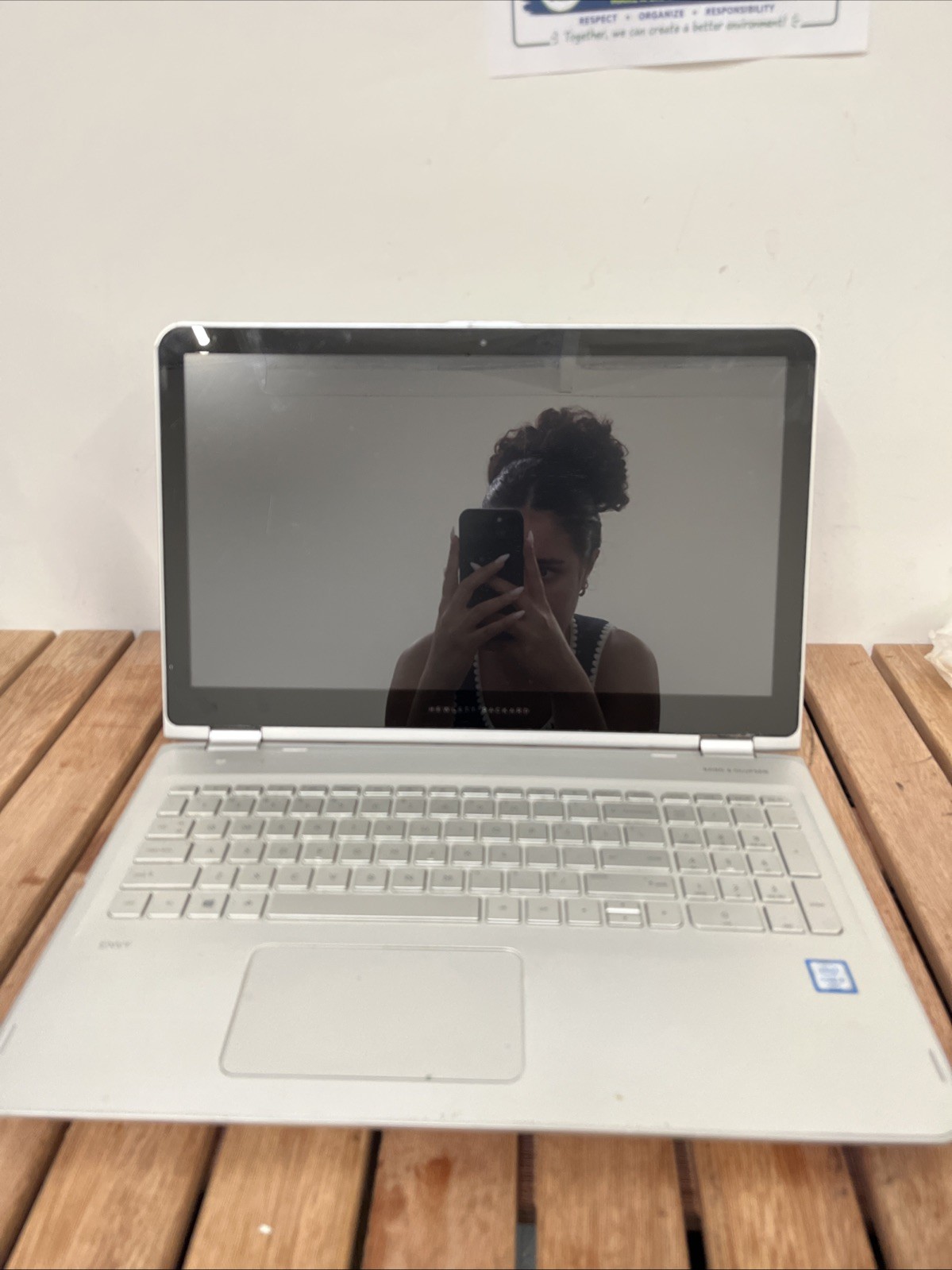 HP Envy X360 15-W110NR Convertible Intel i7-6500U 2.5GHz 8 GB NO HDD/Battery
