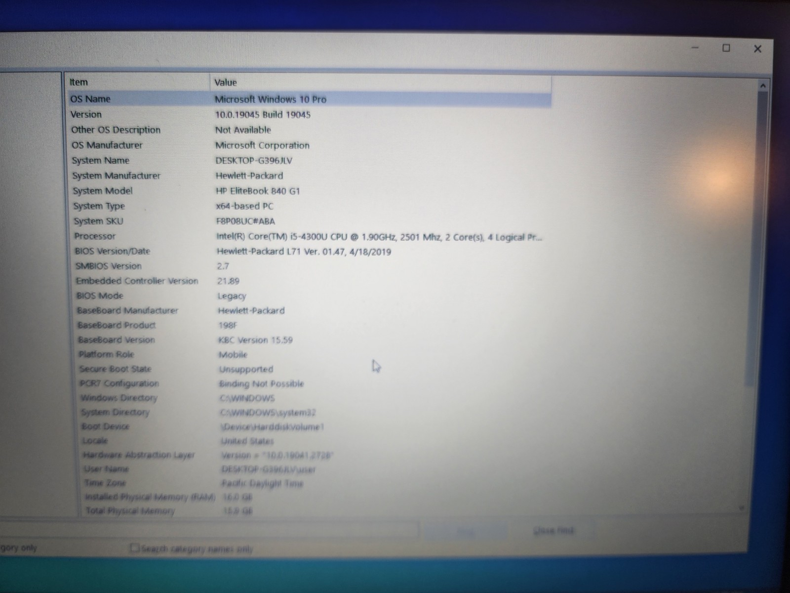 Hp Elitebook 840 G1 14″ Core i5 4th Gen 16GB RAM 500GB SSD Win 10 Pro READ