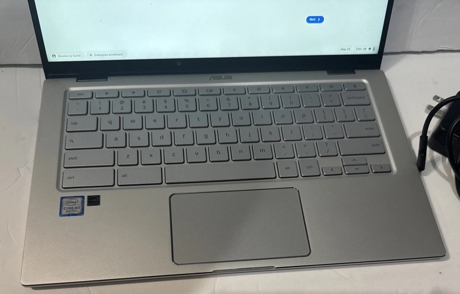 ASUS Chromebook Flip C434T 14″ Intel Core M3-8100Y 1.1GHz 4GB RAM 64GB eMMC