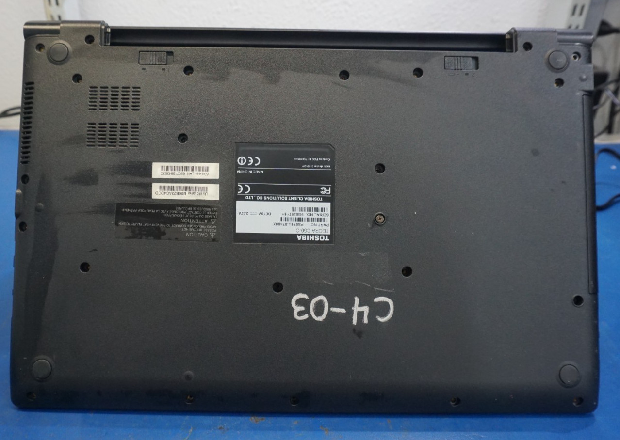 TOSHIBA TECRA C50-C Laptop w/ Intel Core i5-6200U 2.40 GHZ (No RAM/HDD/BATTERY)