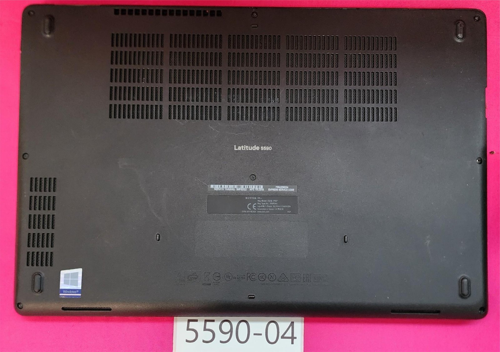 Dell Latitude 5590 i5-7300U CPU 16GB DDR4 RAM 256GB SSD – Win 11 Pro