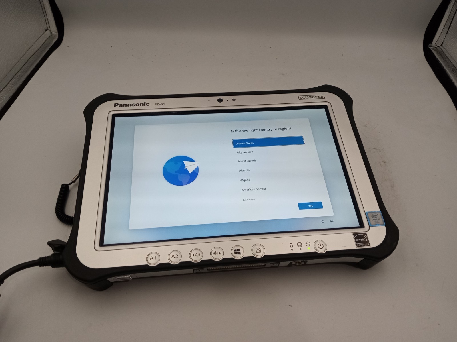 Panasonic Toughpad FZ-G1 10.1″ Tablet Intel i5-6300U 8GB RAM 128GB SSD Win11 -RR