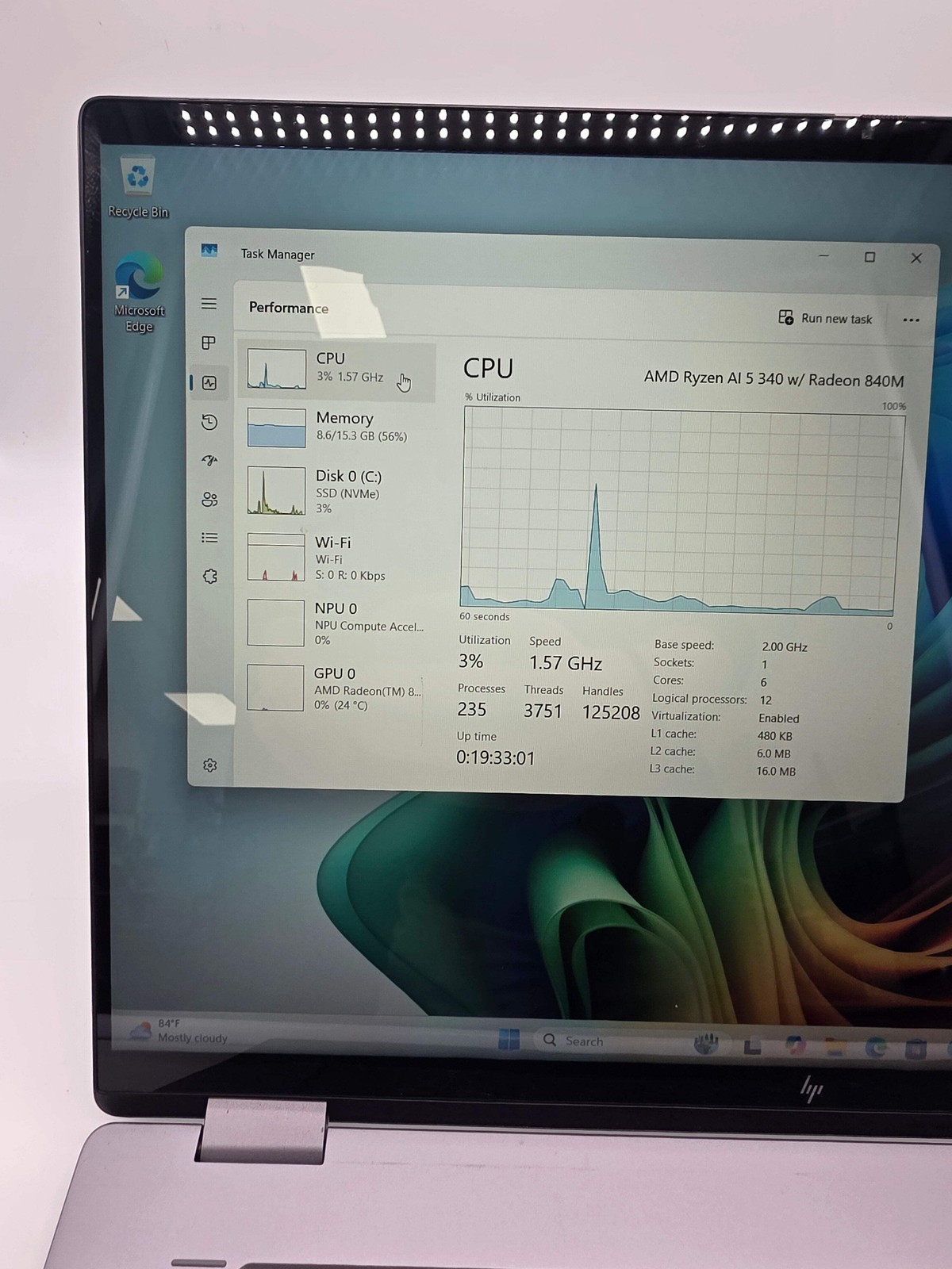 HP OmniBook X Flip 16-AR0013DX AMD Ryzen AI 5 340 2.0GHz 16GB RAM 512GB SSD