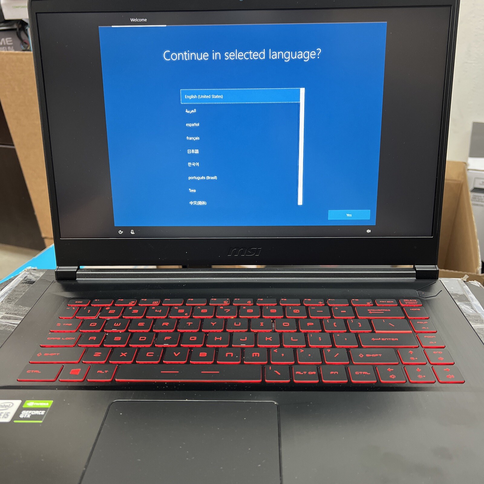 MSI GF63 Thin 10SCXR-222 15.6” (256GB SSD, Intel Core i5 10th Gen., 4.50GHz,…