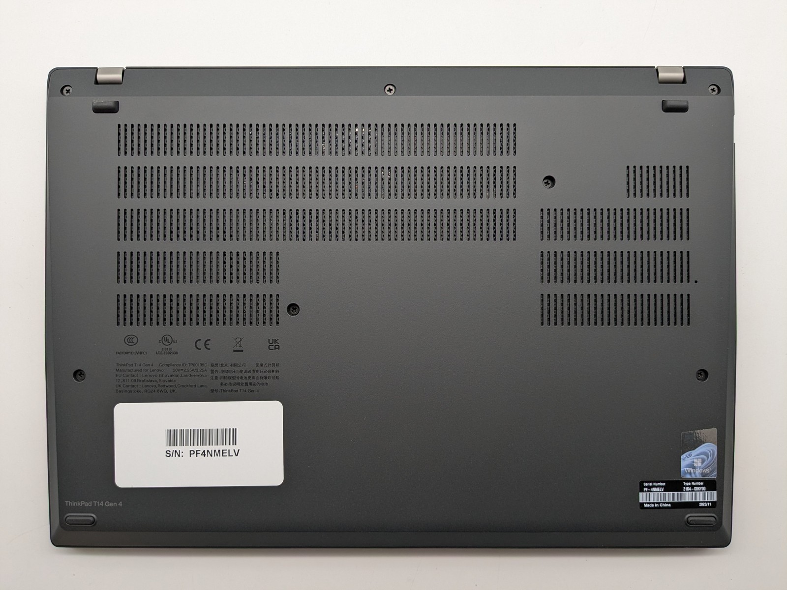 Lenovo ThinkPad T14 Gen 4 14″ FHD+ Touch RYZEN 7 PRO 7840U 512GB 32GB W11P