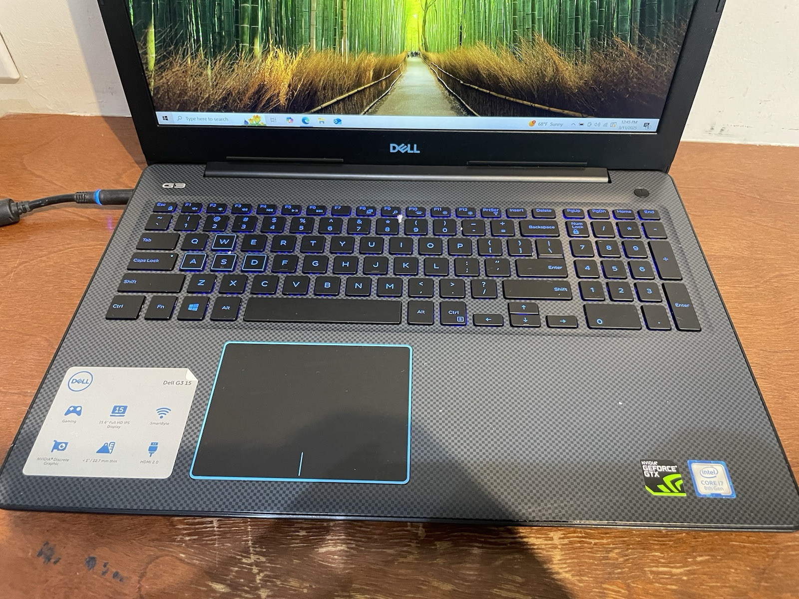 Dell G3 3579 15-inch Gaming Laptop Core i7-8750H 16GB 512GB SSD I-7418- JE OBO