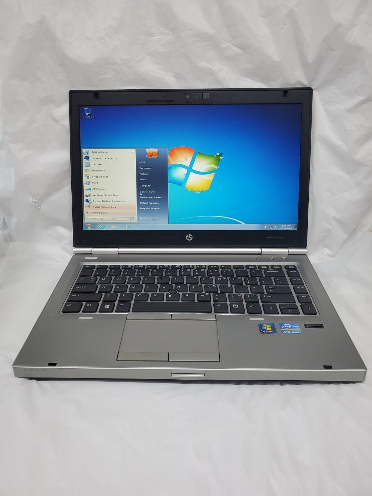 HP EliteBook Laptop I5 -3320M 14″ Core i5 8GB RAM 256GB SSD Windows 7 2.60GHZ