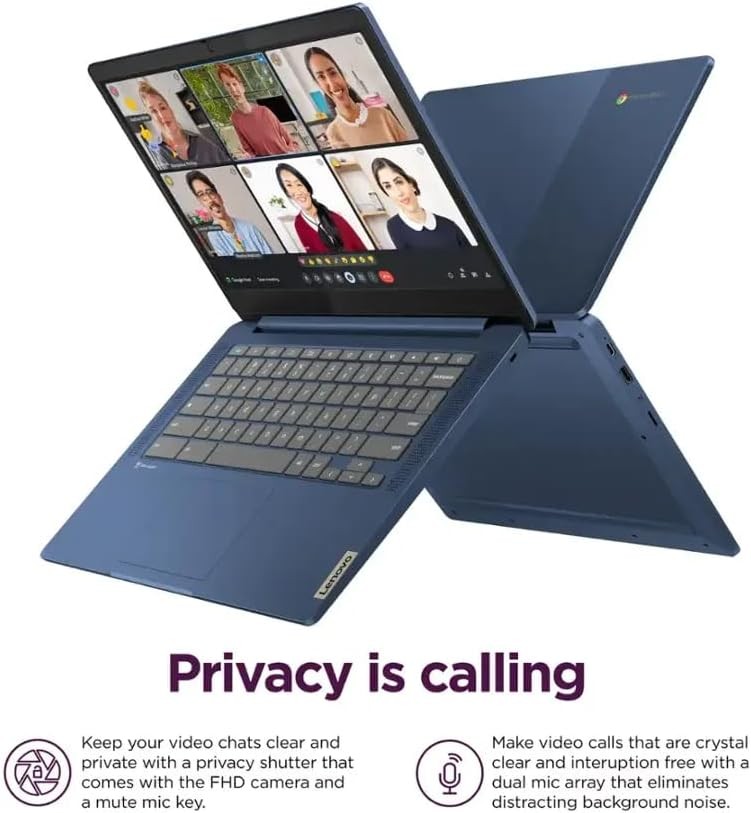 Lenovo IdeaPad Slim 3 Chromebook Laptop,14″HD,MediaTek Kompanio 520,UpTo 4G 320G