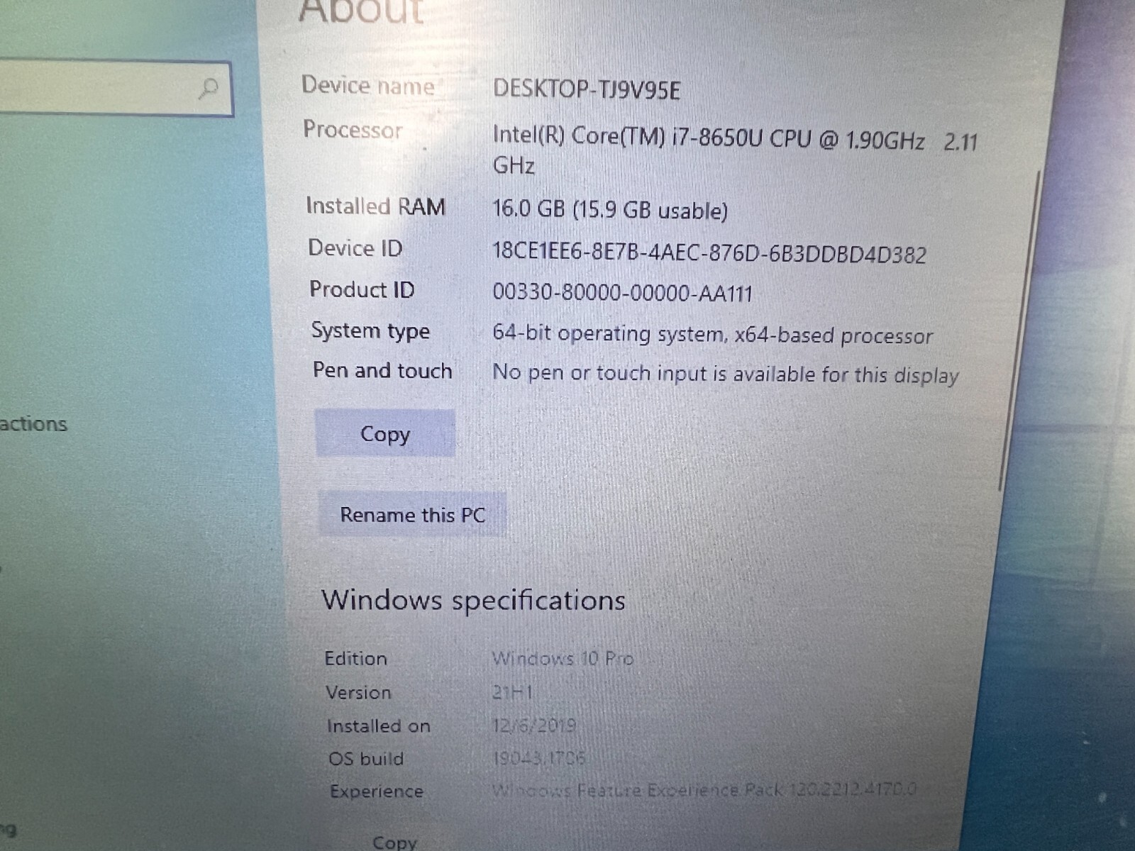 *READ* Dell Latitude 5490 (14″, Intel i7 8650U, 16GB, 256GB M.2 SSD, Windows 10)