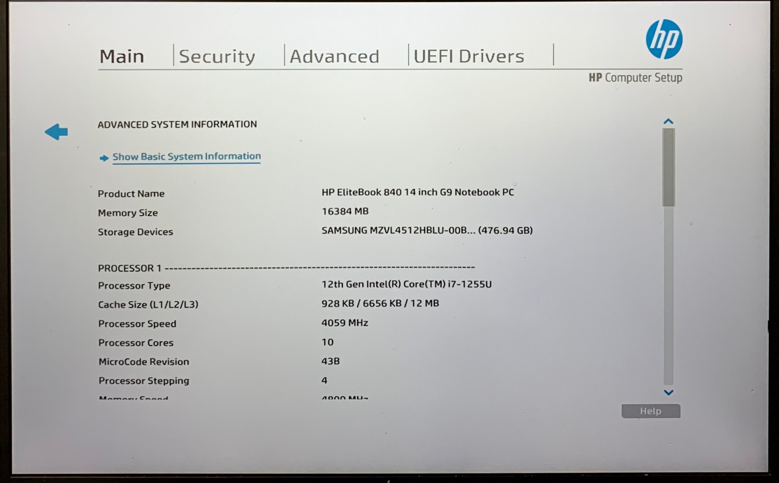 HP EliteBook 840 G9 14″ Touchscreen Laptop i7-1255U 16GB RAM 512GB NVMe, As Is