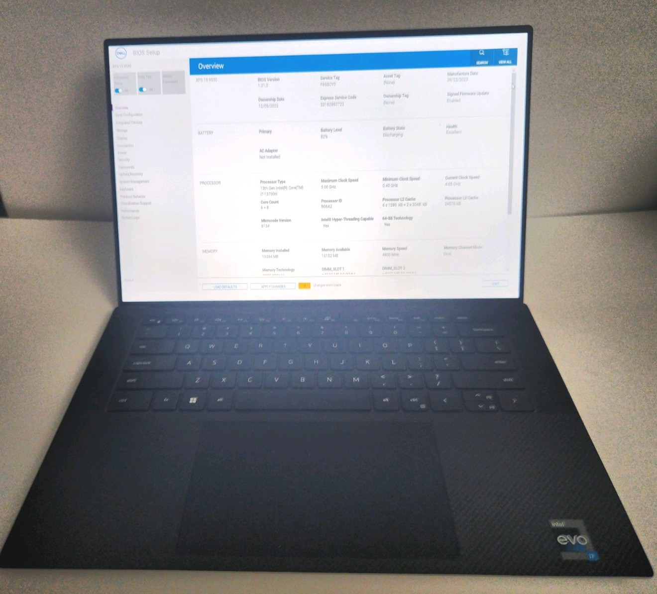 Dell XPS 15 9530 – 15.6″ FHD+ – i7-13700H – 16GB RAM – 512GB SSD – Silver