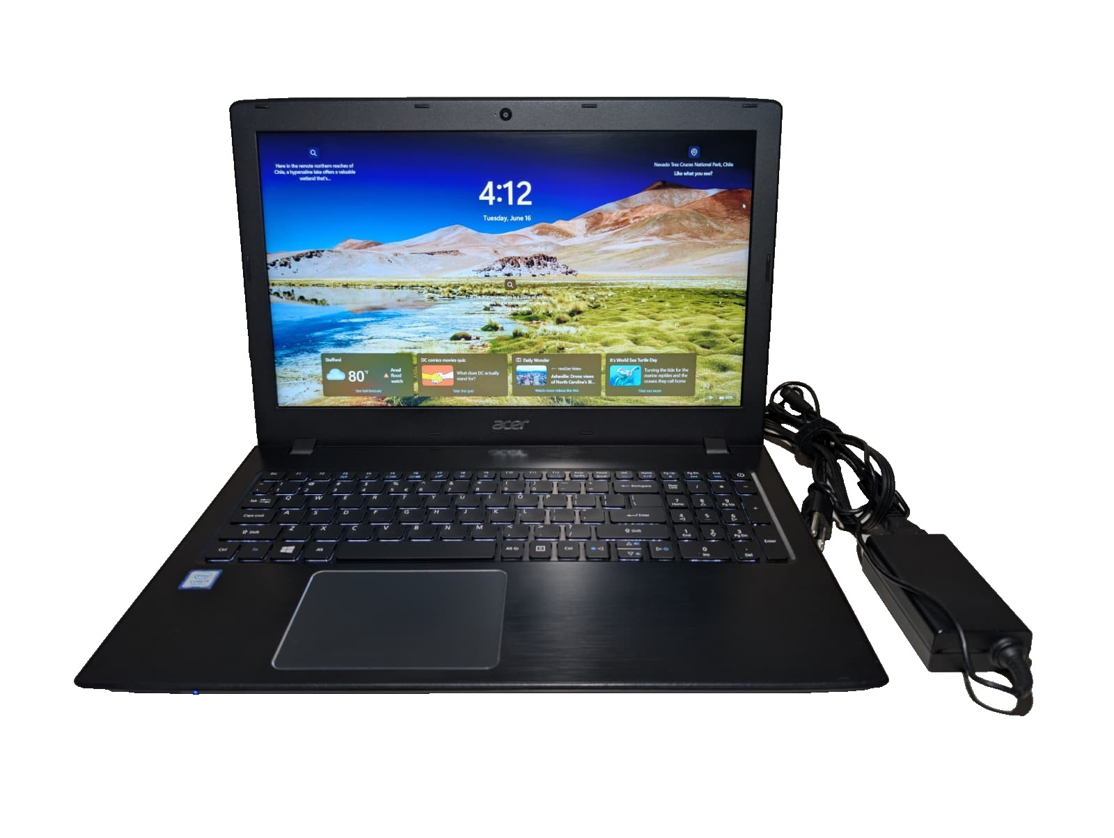 15″ ACER ASPIRE E5-575 | i3-7100U 16GB RAM 256GB SSD | FHD Backlit | Win 11 DVD