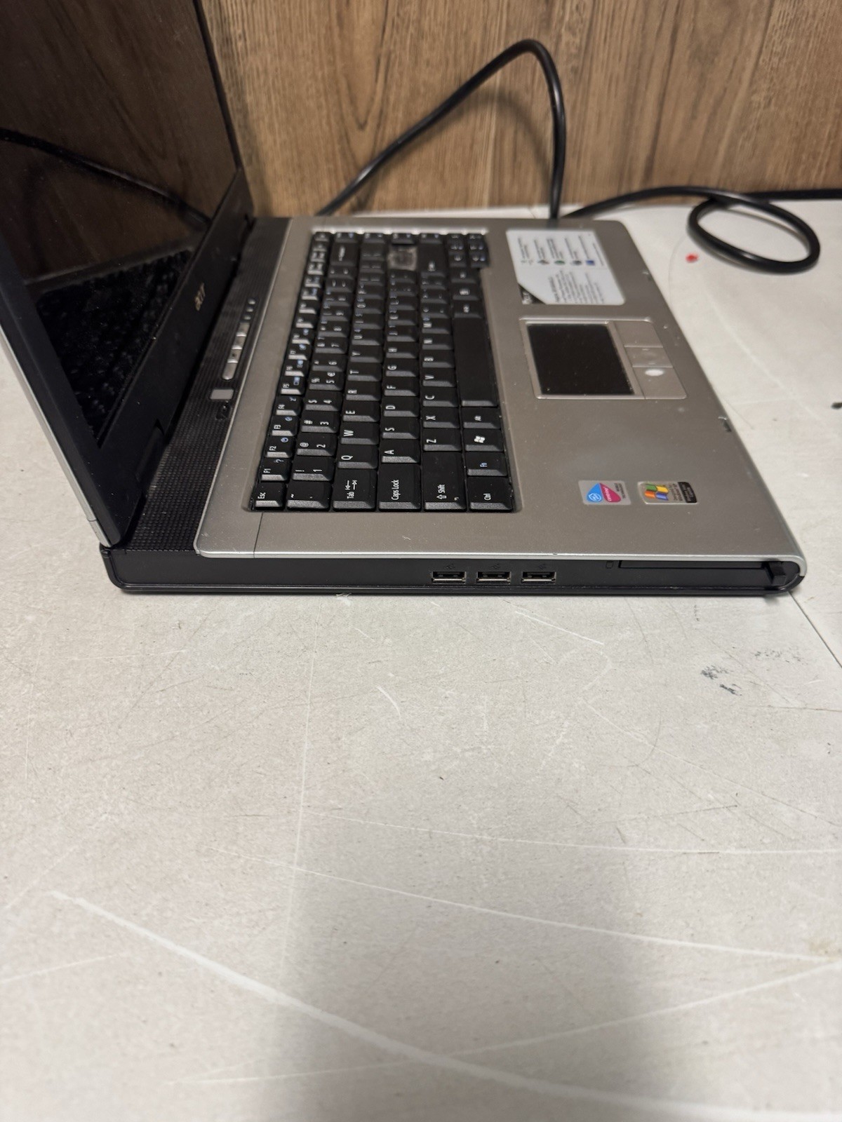 Acer Aspire 3610 Laptop Intel Centrino Windows XP Vintage Notebook