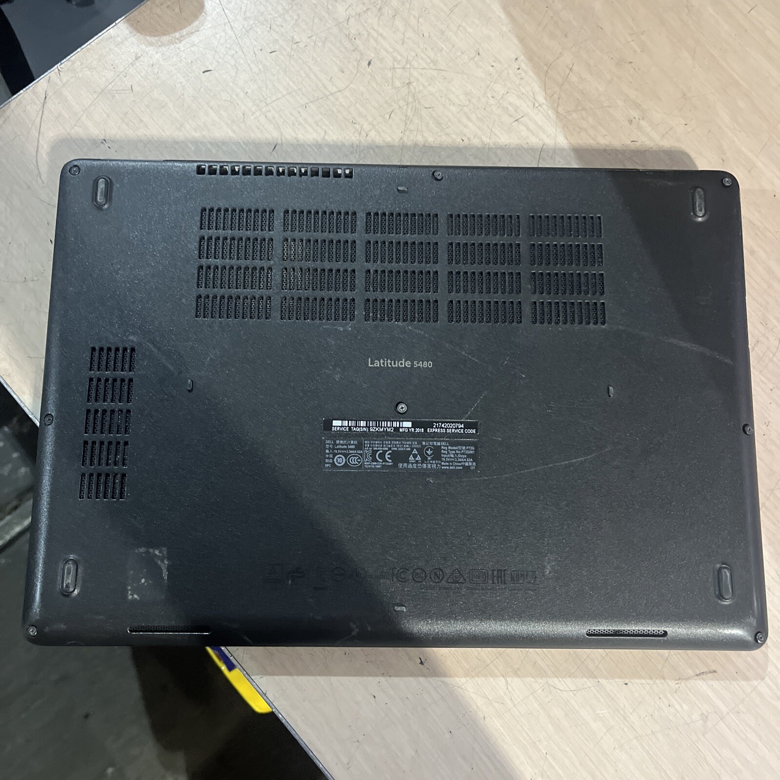 DELL LATITUDE 5280 INTEL CORE I3-7300HQ 2.50GHZ 8GB RAM NO HD
