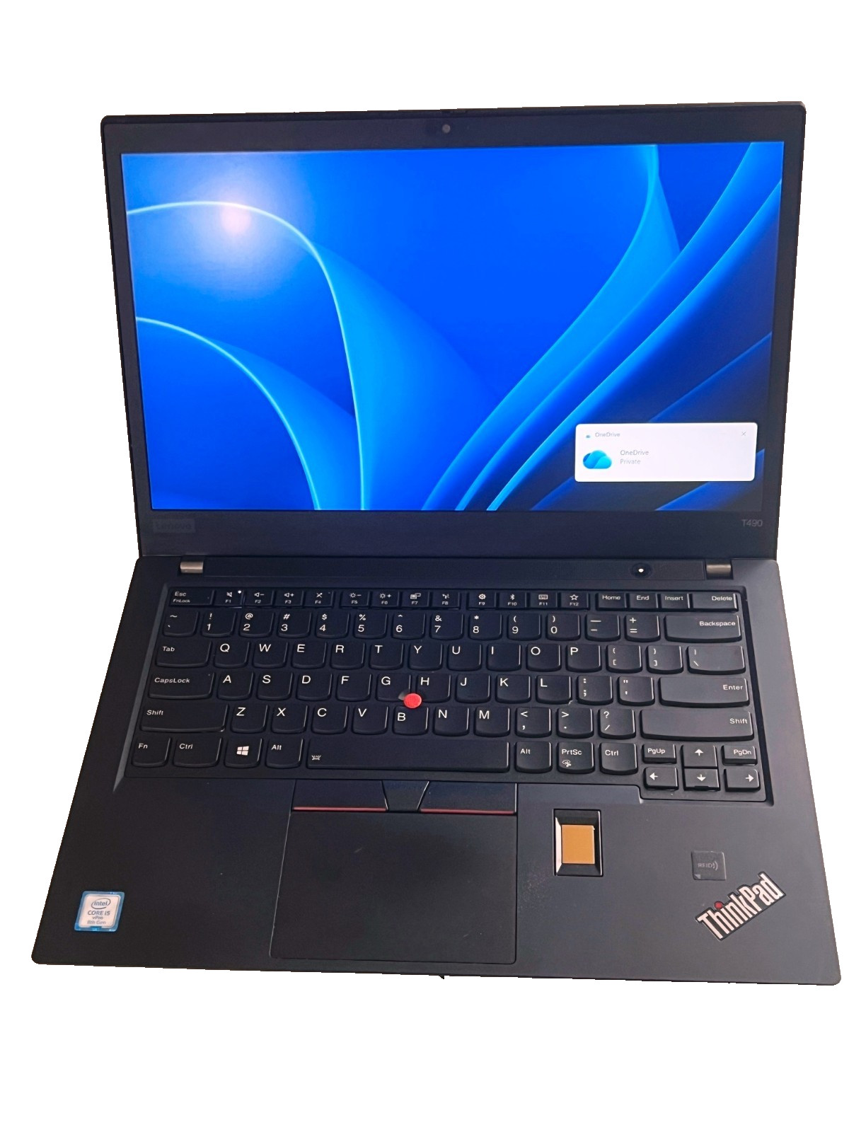 Lenovo Thinkpad T490 14″ FHD QUAD Core i5-8365u 4.1GHz 16GB 512GB CAM FP WIN 11P