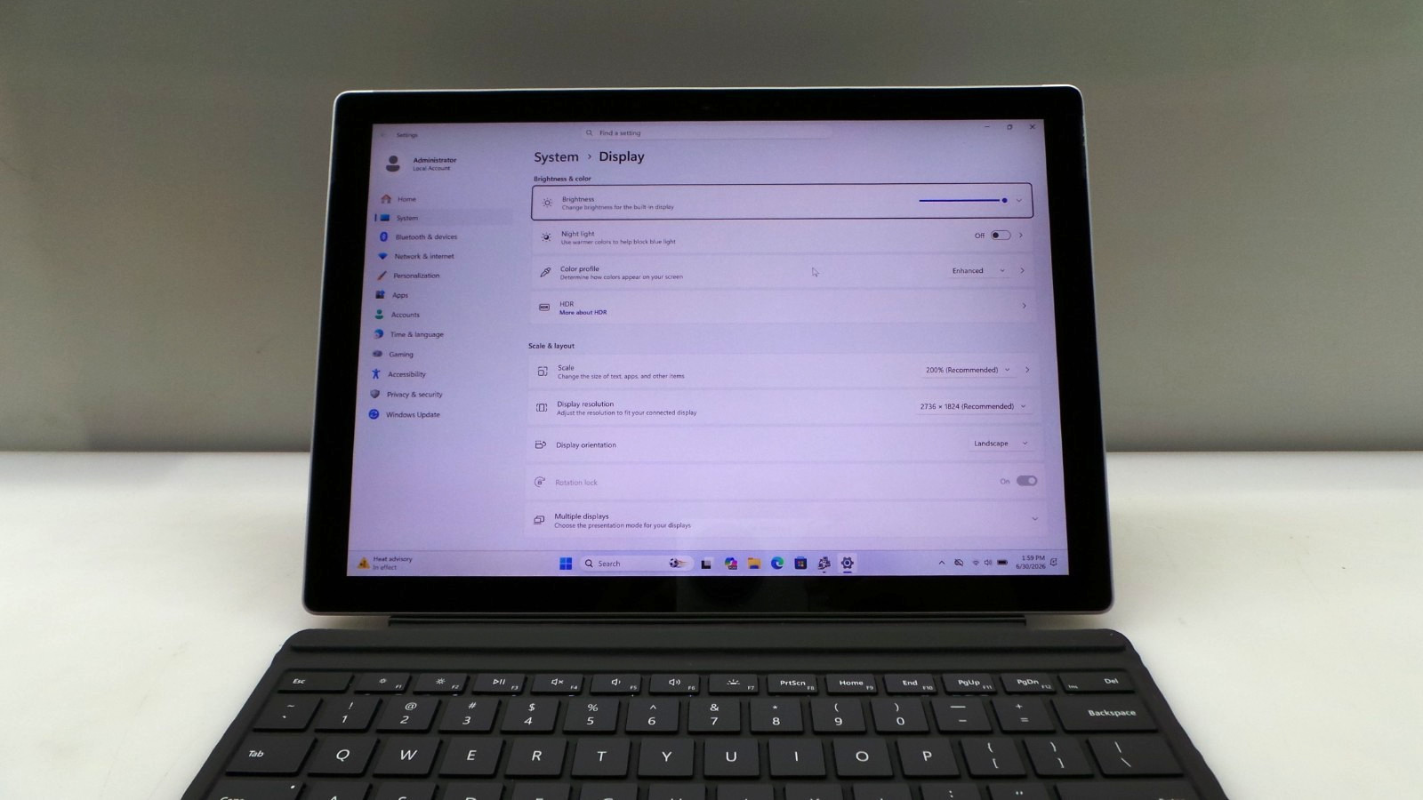 Microsoft Surface Pro 7+ 12.3″ i7-1165G7 2.80GHz 16GB RAM 256GB SSD | WIN 11 PRO