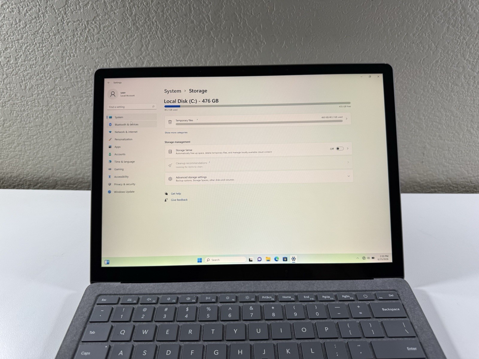 Microsoft Surface Laptop 5 13.5” 1950 Intel Core i7-1265U 16GB RAM 512GB NVME
