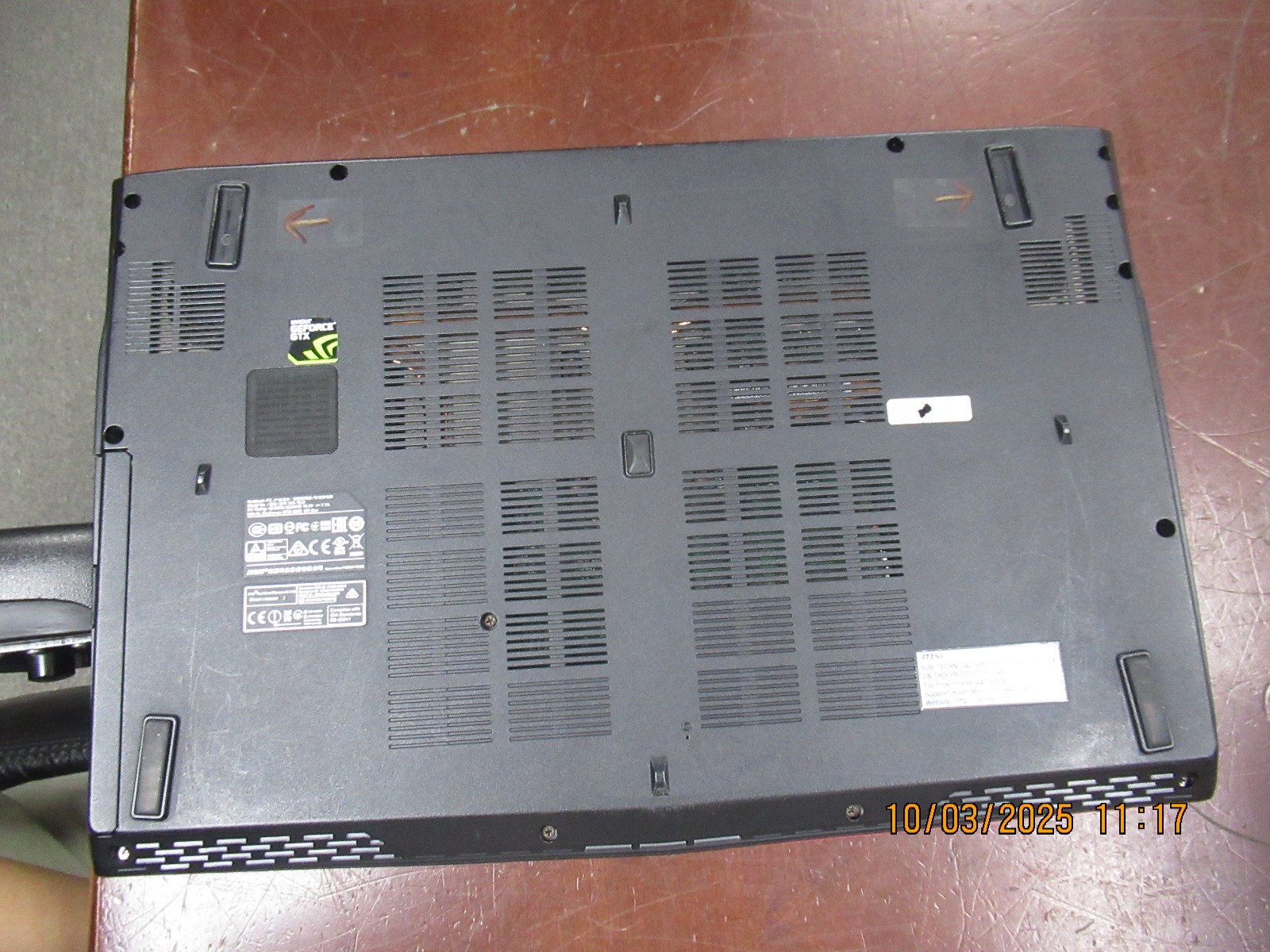 MSI GE62 6QF i7 6700HQ 2.60GHz 32GB 1TB HDD NVIDIA GTX 970M Ubuntu Laptop[No AC]